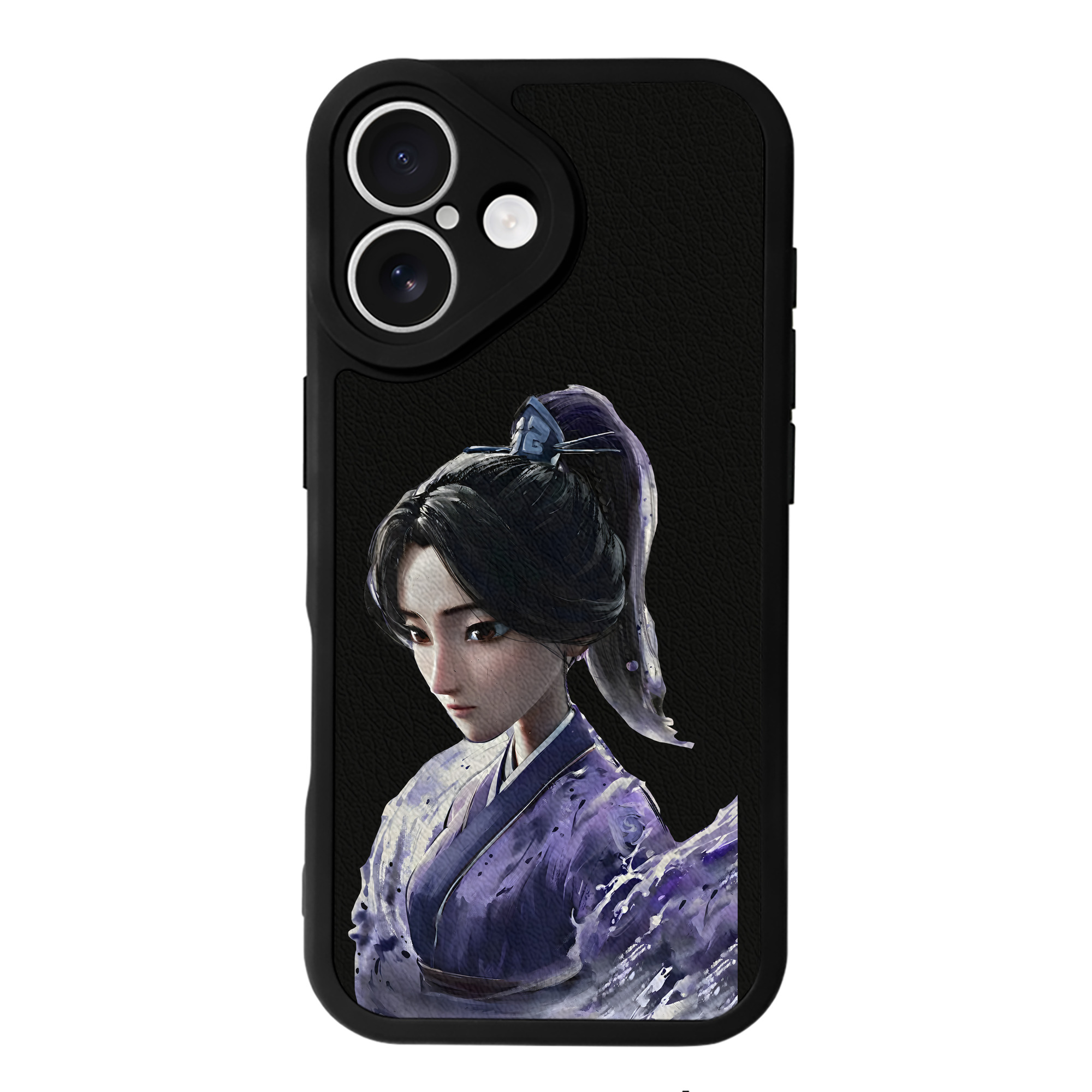 （画像用） Ne Zha 2 ナタ 魔童の大暴れ 【iPhone 16シリーズ対応】シリコンスマホケース（レザー調） 材質：シリコン